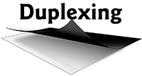 Image of duplexed paper